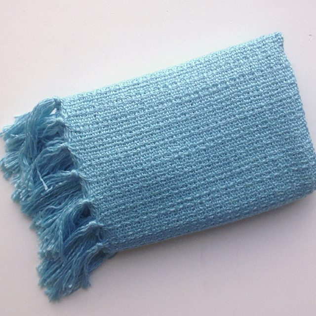 BLANKET (Throw), Light Blue